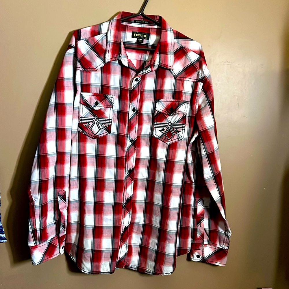 😄Y2K long sleeve button down shirt. B8